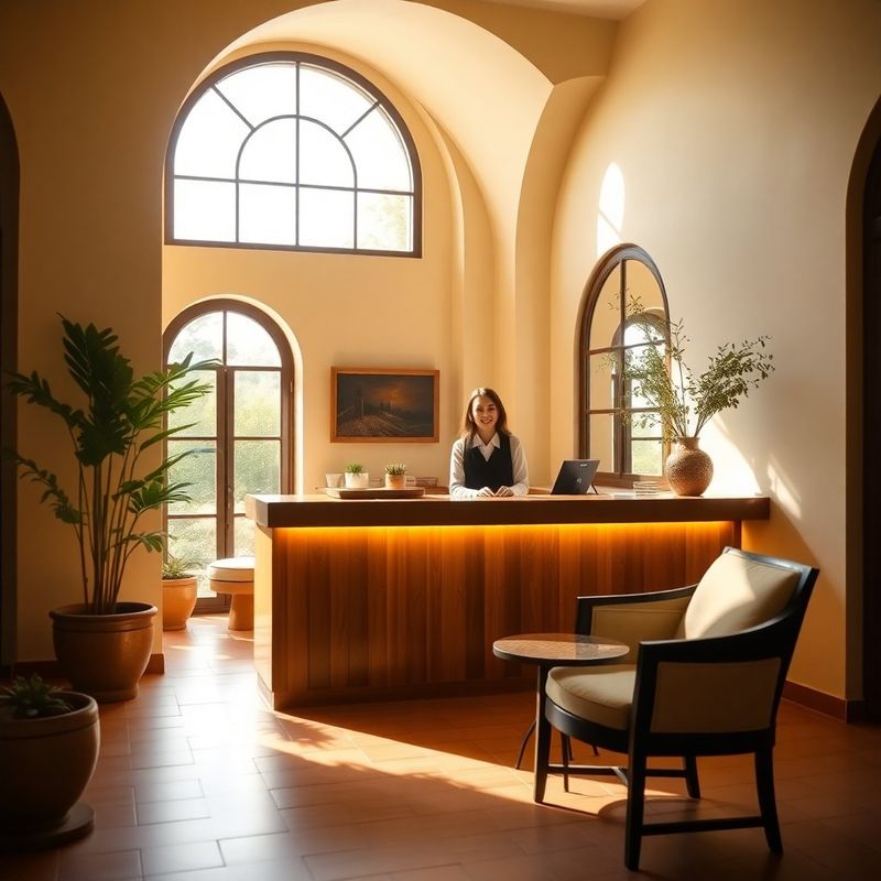 Lumencalpha front desk team in the forest-cream lobby